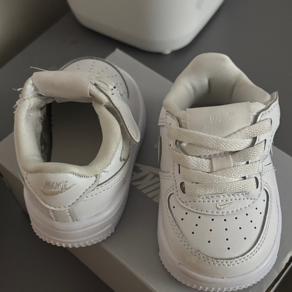 Nike Kids All-White Sneakers